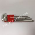 China Ball head long hex key with 9 pcs Factory